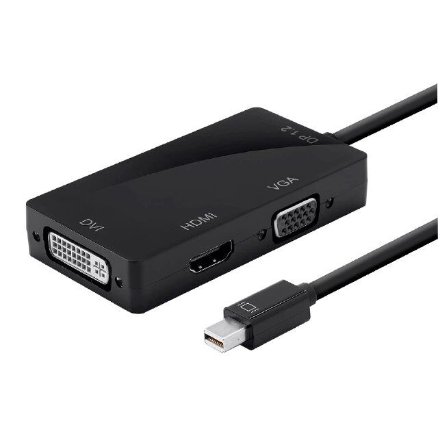Adaptor Mını Dısplay Port To Hdmı Dvı Vga Adaptor Siyah Kktc