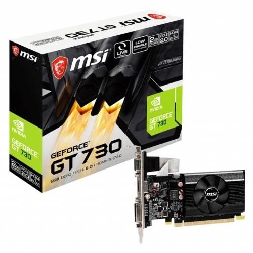 Ekran Kartı Msı Gt730 N730K-2Gd3/Lp 2Gb 64Bit Ddr3 X16 Kktc