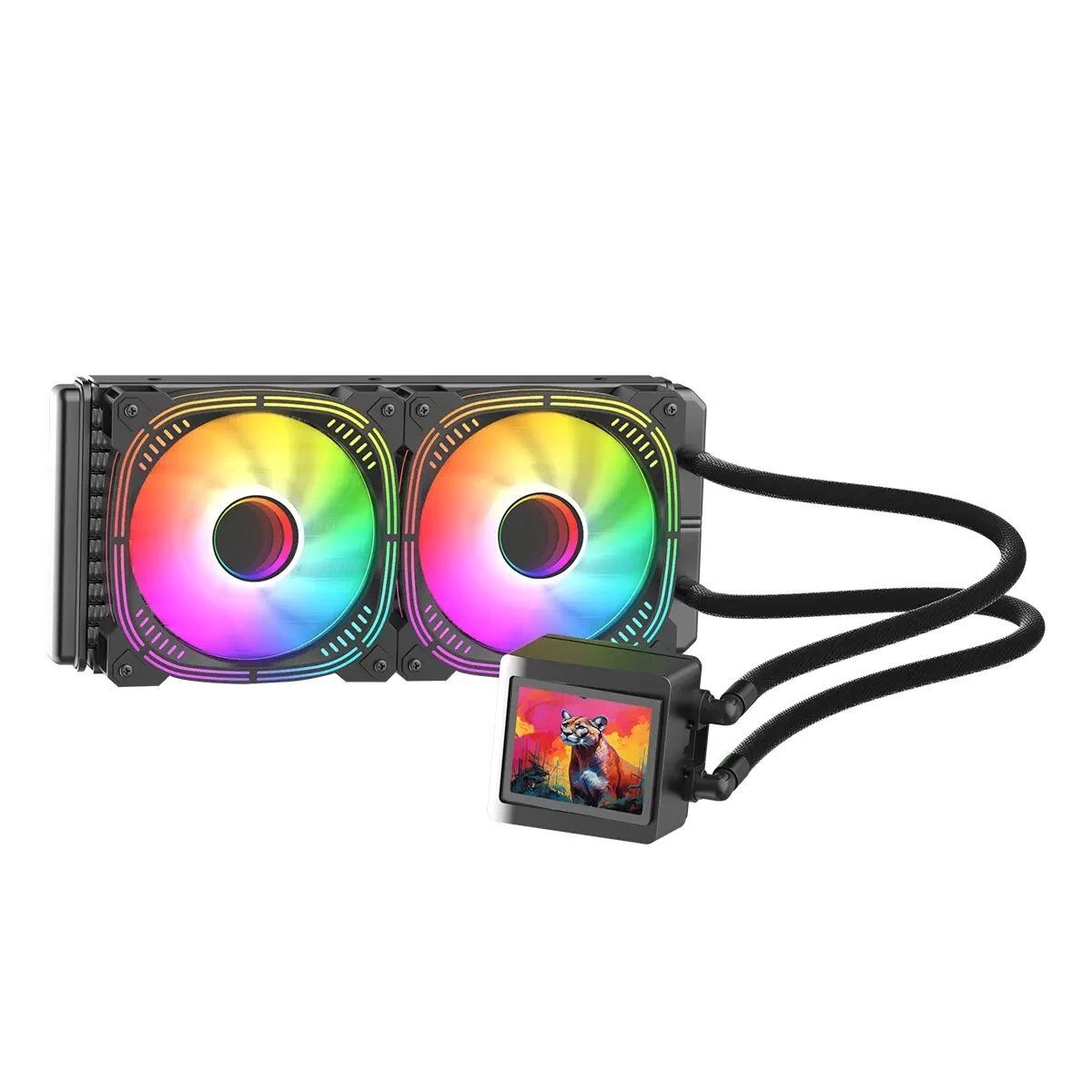 İşlemci Fanı Gamepower Skadı Elıte Lcd 240 Argb Sıvı Soğutma Kktc