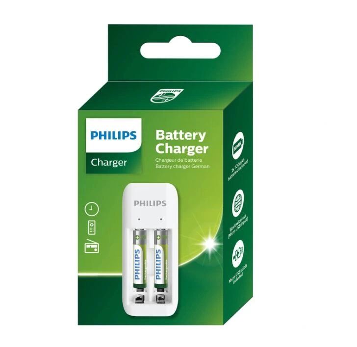 Phılıps Scb2070Nb/00 2 Slot Battery Charger 2Xaaa Kktc