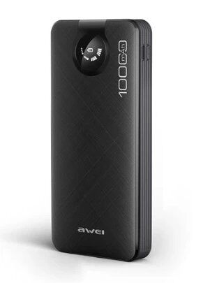 Powerbank P133K 10000Mah Siyah Multiple Output Kktc