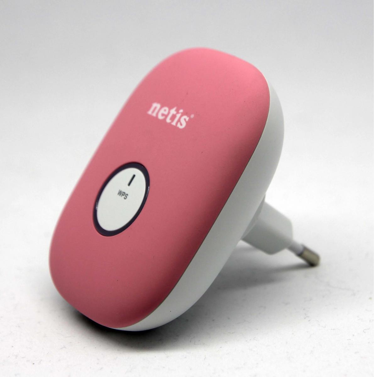 Router Netıs E1 300 Mbps Range Extender Pembe Kktc