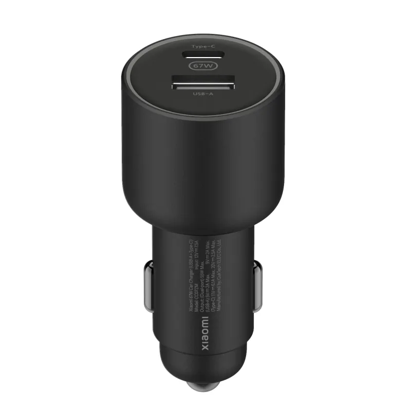 Xiaomi 67W Araç Şarj Cihazı (Usba + Typec)-Xiaomi 67W Car Charger (Usba + Typec)-Xiaomi-Kktc