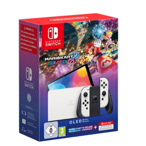 Nintendo Switch Oled Konsolu Mario Kart 8 Deluxe Ve 12 Aylık Üyelik Çevrimiçi - Kktc Bi Sipariş - Teknoloji&Amp;Gt;Bilgisayar Parçaları&Amp;Gt;Oyun Konsolu Ve Aksesuarları&Amp;Gt;Konsol