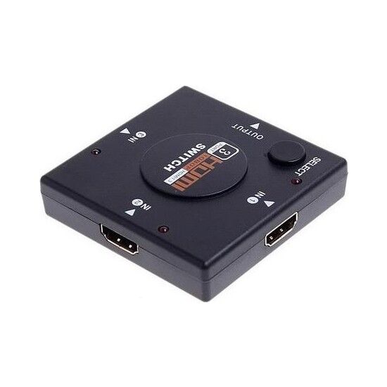 Aksesuar Hdmi Switch 3 Gi̇ri̇ş 1 Çikiş Full Hd Kktc