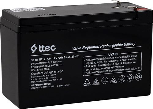 Aku Ttec 12V 7Ah Kktc