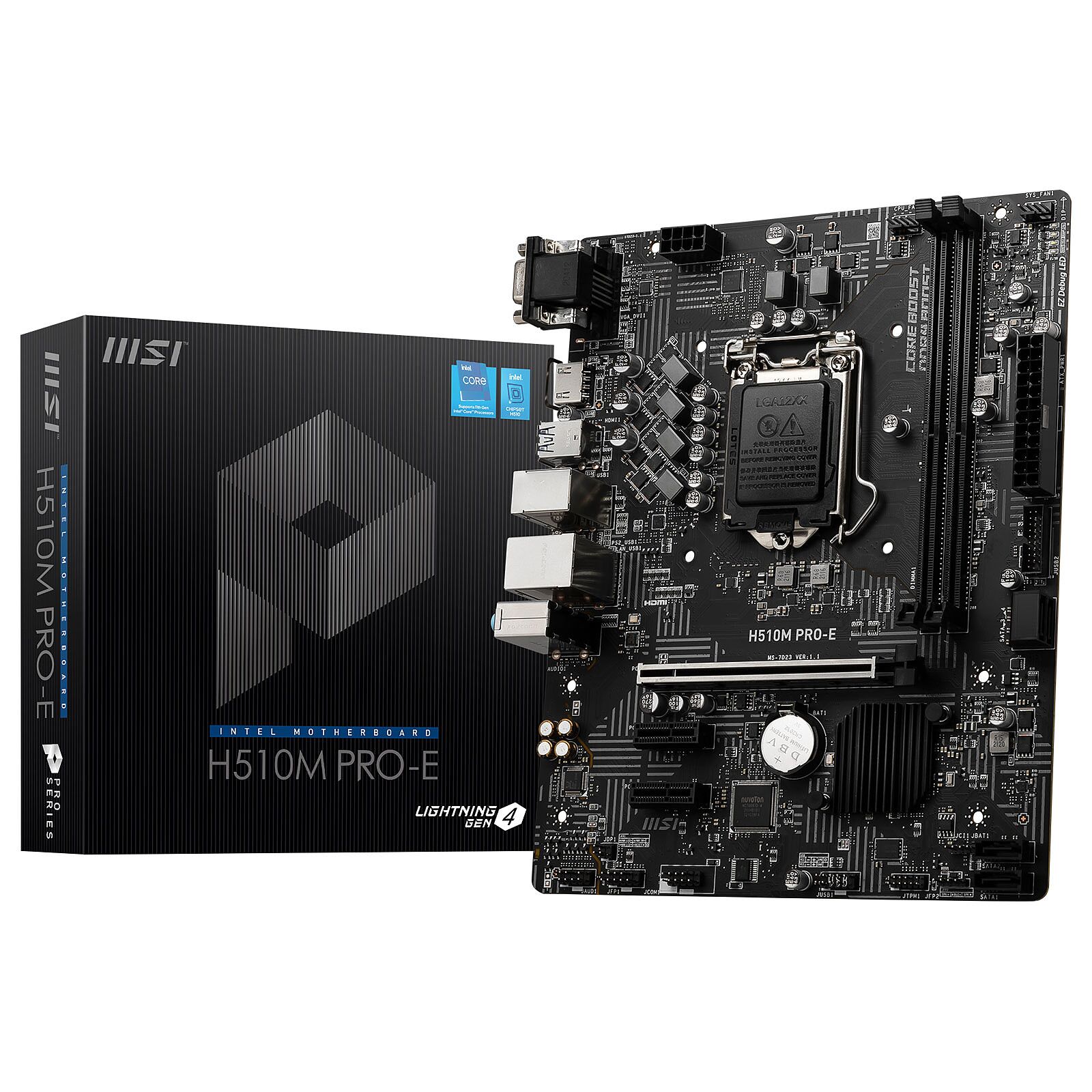 Anakart Msi H510M Pro-E 3200Mhz Ddr4 1200P Kktc