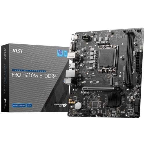 Anakart Msi Pro H610M-E Ddr4 1700P Kktc