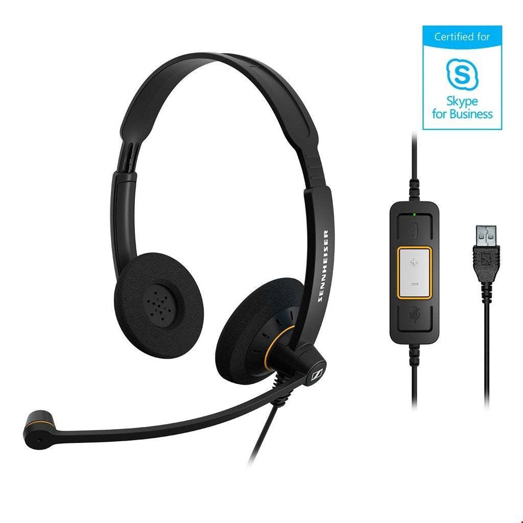 Epos Sennheiser Sc 60 Ml Çift Taraflı Taçlı Usb Kablolu Kktc
