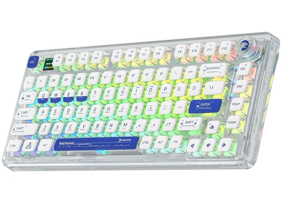 Klavye Gamepower Gasket Pro X Rgb Wireless Mekanik Hot Swap Blue Swith Kktc