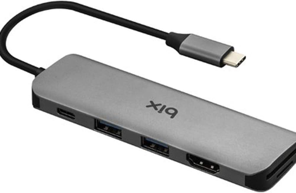 Adaptör Bi̇x Bx09Hb Type-C To 6-Port Sd/Micsd/Usb 3.0/Hdmi Kktc
