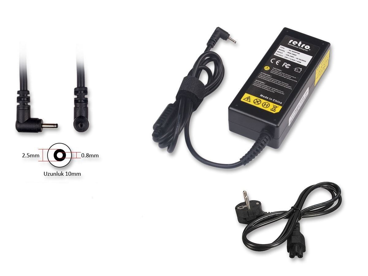 Adaptor Dca-Hr05 19V 3.42A 65W 0.8Mm\ 2.5Mm Kktc