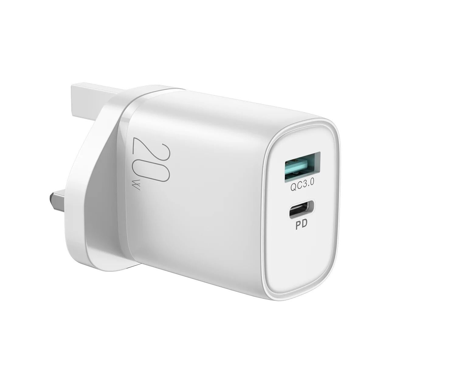 Adaptör Joyroom L-Qp2011 20W Dual Port Pd+Qc 3.0 Uk White Kktc