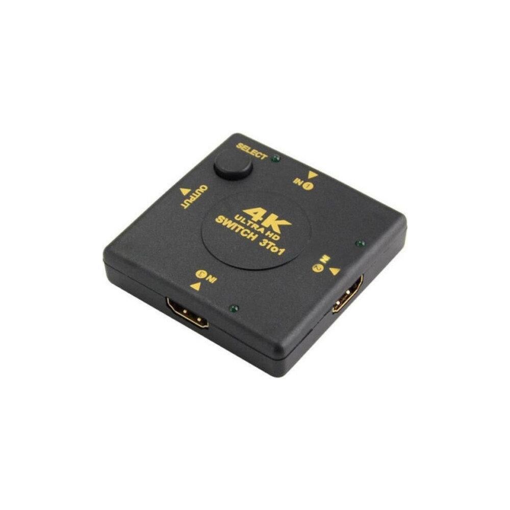 Aksesuar Hdmi Switch 3 Gi̇ri̇ş 1 Çikiş 4K Ultra Hd Kktc