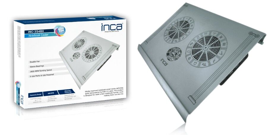 Aksesuar Inca Inc-354Bx Notebook Cooler Kktc