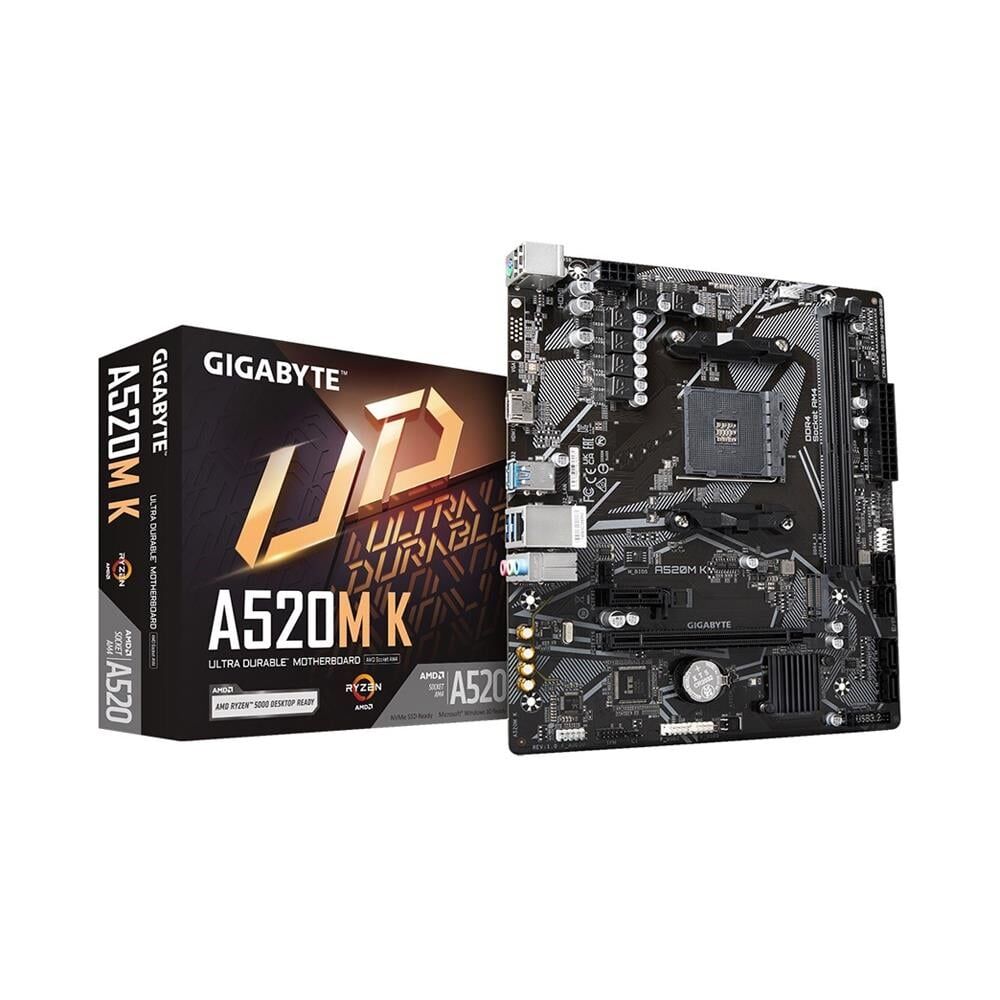 Anakart Gigabyte A520M K V2 Ddr4 Am4 Kktc