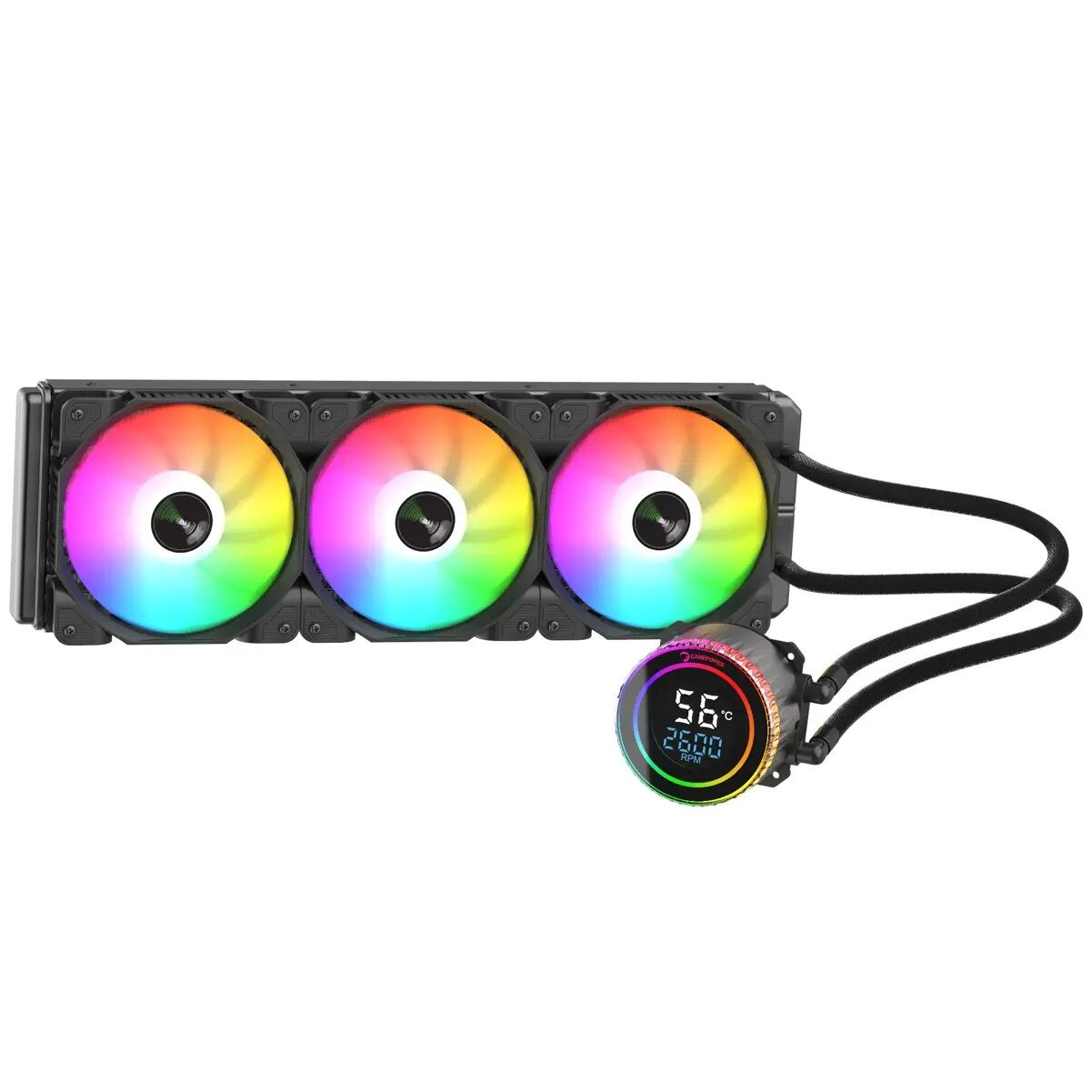 İşlemci̇ Fani Gamepower Skadi 360 Round Argb Sivi Soğutma 360Mm Kktc