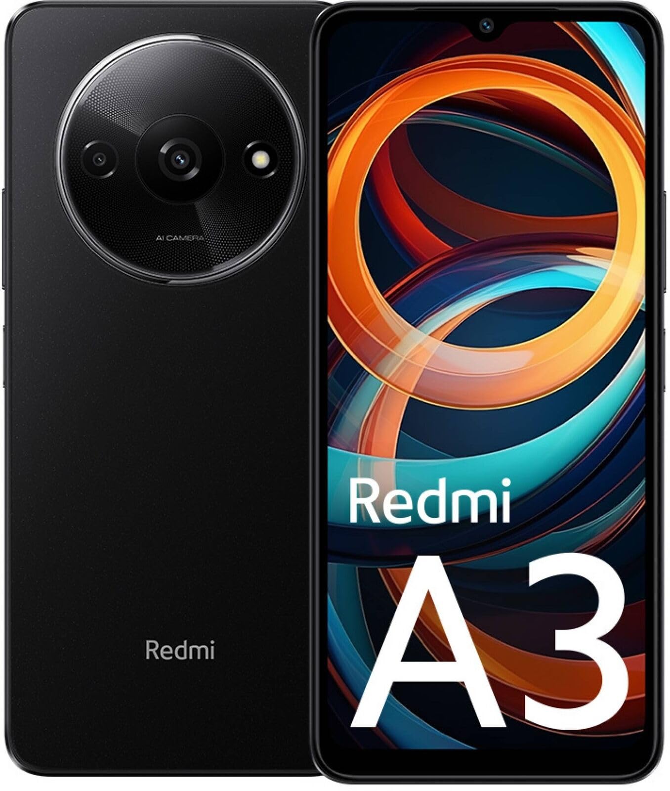Telefon Xiaomi Redmi A3 Midnight Black 4Gb Ram 128Gb Kktc