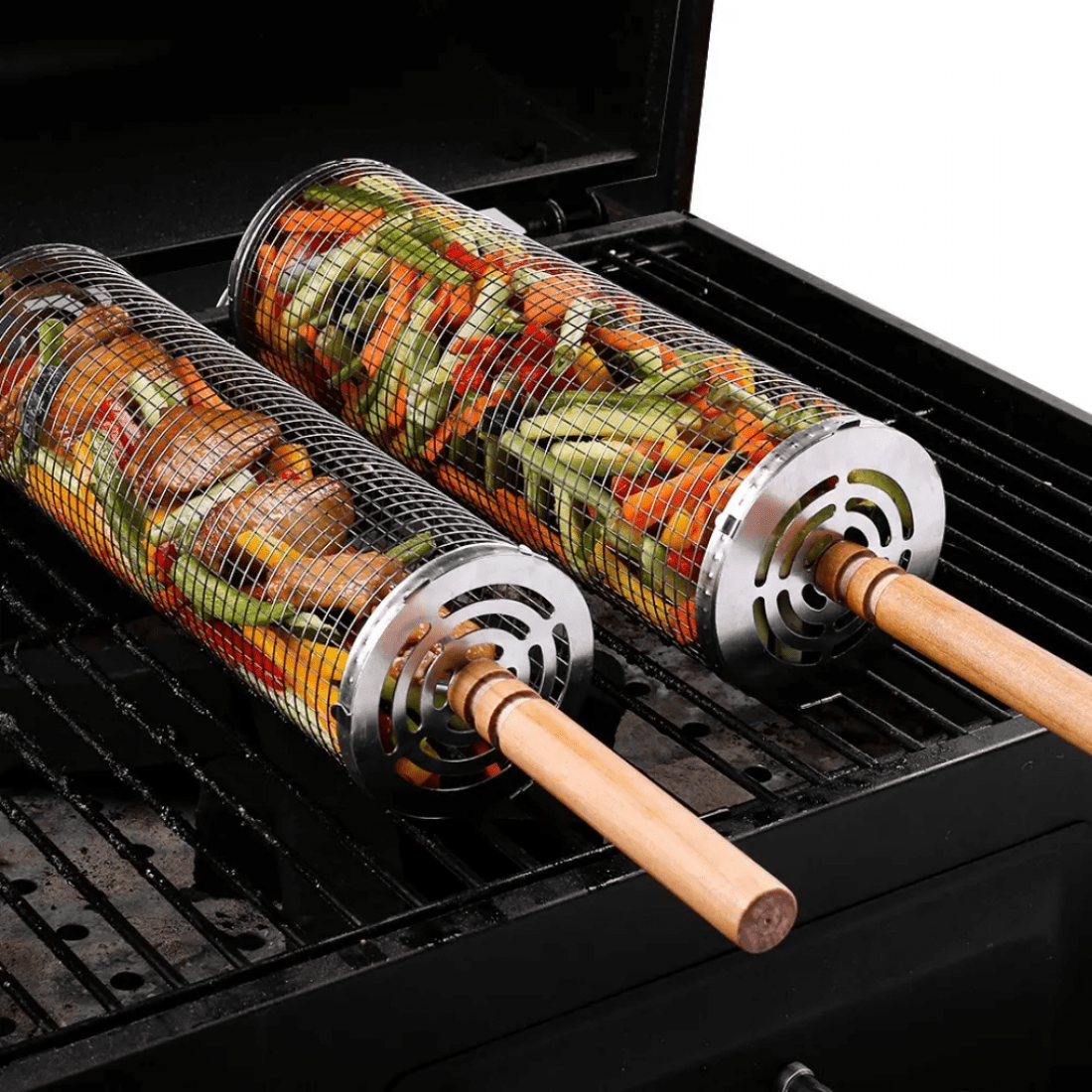 2’Li Rulo Barbekü Izgara Tel Seti (31X10X10Cm) - Görsel 1