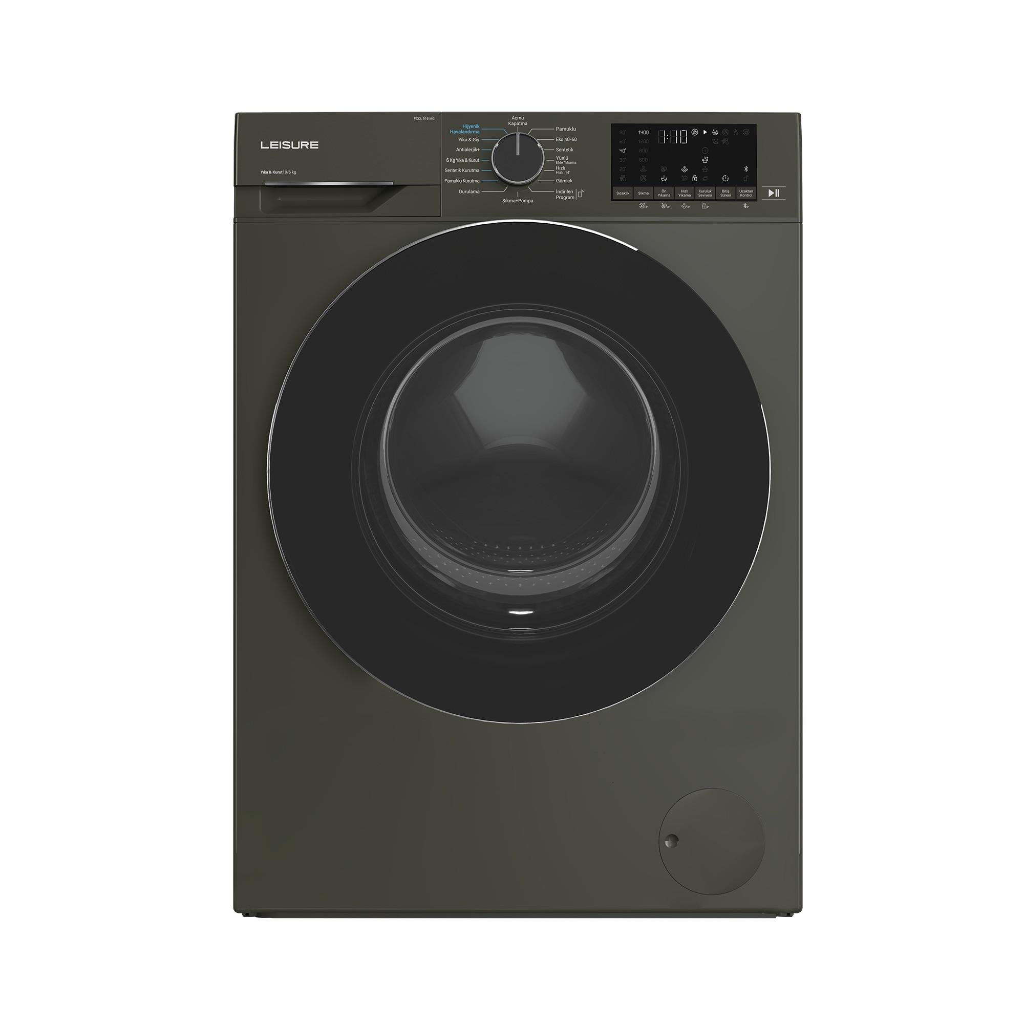 Pckl 916 Mg Leisure 10Kg / 6Kg Inverter Motor Homewhiz Smart Kurutmalı Çamaşır Makinesi - Görsel 1