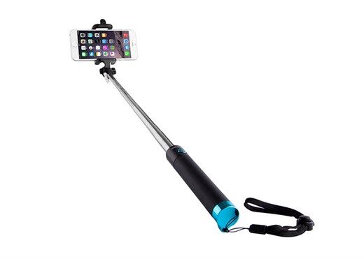 Addi̇son Ad-S32 Kablolu Siyah/Mavi Selfie Çekim Çubuğu-Addi̇son Kktc
