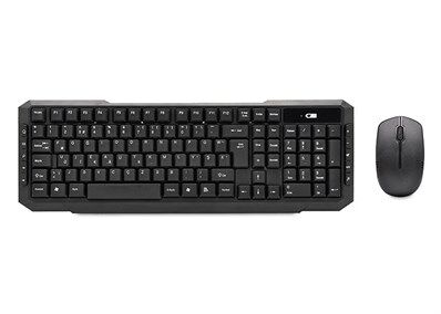 Everest Km-510 Siyah Kablosuz Tam Türkçe F Multimedia Klavye+Mouse Set-Everest Kktc