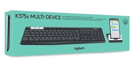 Logitech K375S Multi Device Kablosuz Klavye + Stan-Logitech Kktc