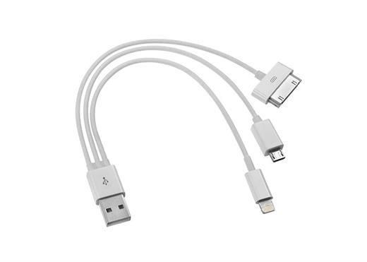 S-Link Sl-Ip550 Usb Iphone 4/5G + Micro 5Pin Şarj Kablosu-S-Link Kktc