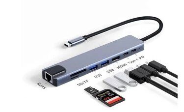 Adaptör Daytona Fc-04 8 In 1 Hub Kktc