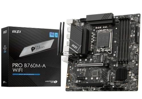 Anakart Msı Pro B760M-A Wıfı Ddr5 S+V+Gl 1700P Kktc