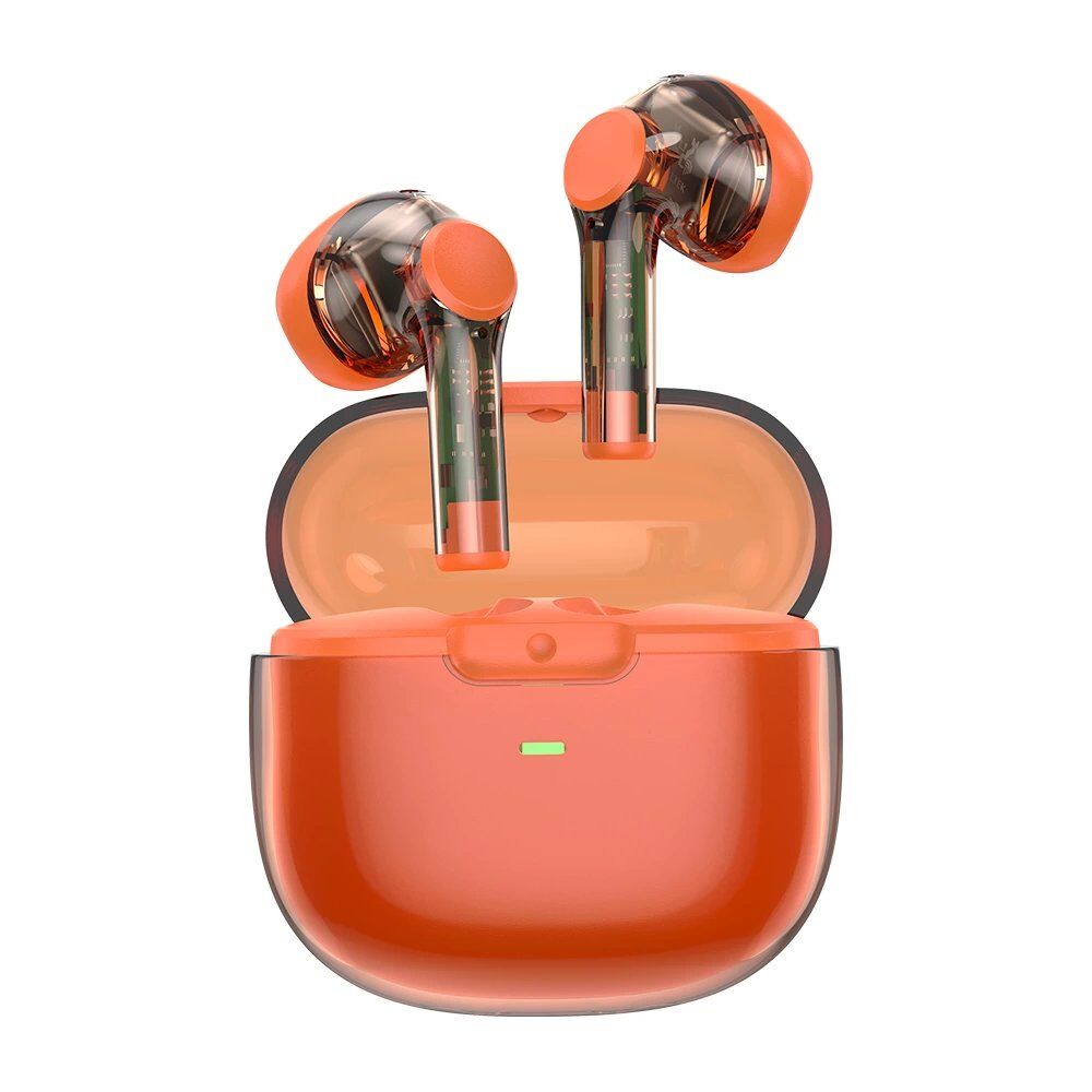 Kulaklık Wıwu T12 Pure Bass Musıc Transparent Turuncu Kktc