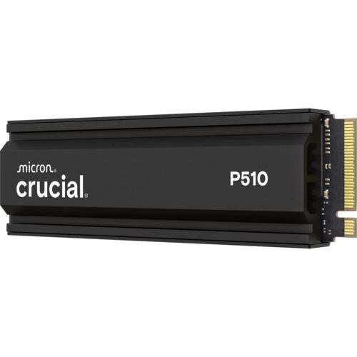 Ssd Crucial P510 1Tb M.2 Nvme Ct1000P510Ssd5 9500-11000Mb/S Soğutuculu Kktc