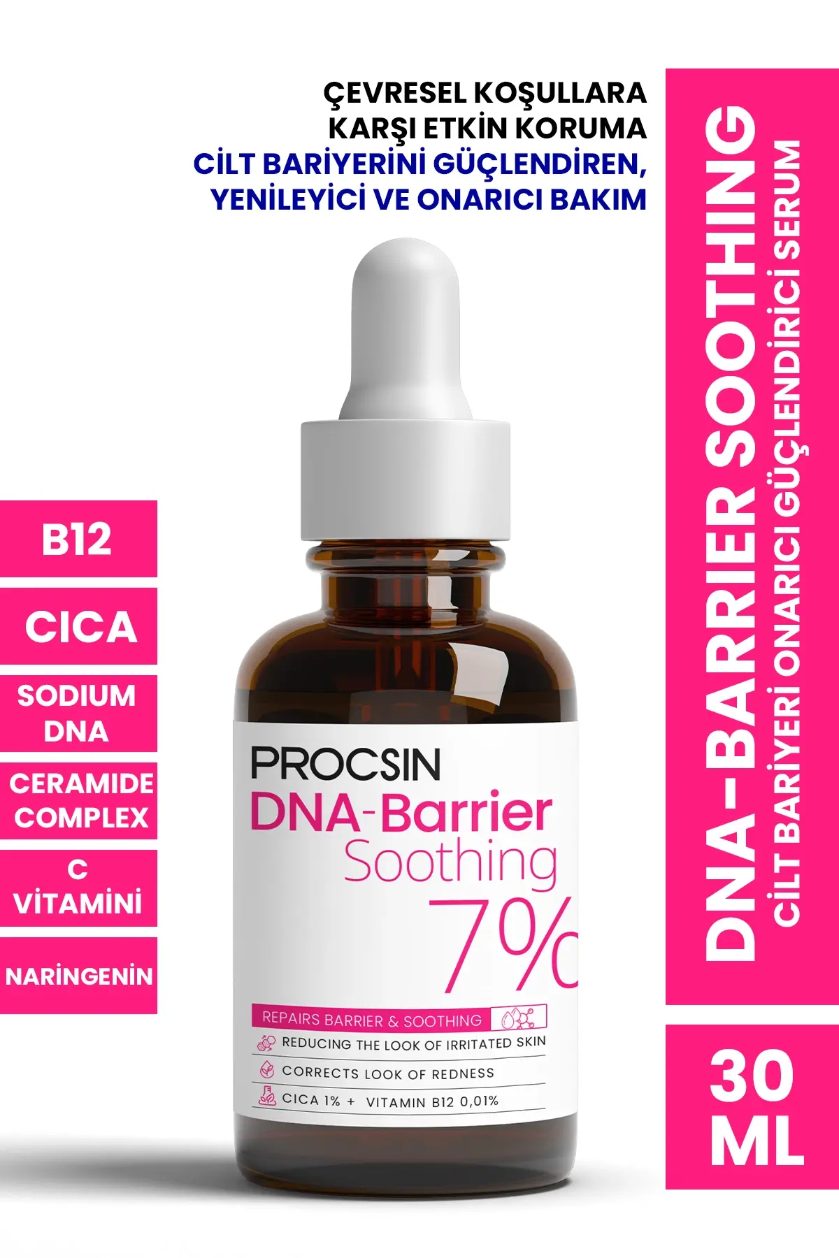 Procsin Dna Barrier Soothing Cilt Bariyeri Onarıcı Güçlendirici Serum 30 Ml - Görsel 1