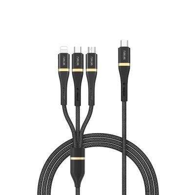 Şarj Kablosu Wiwu Elite Usb-C To Ip Wi-C024 3In1 Kktc