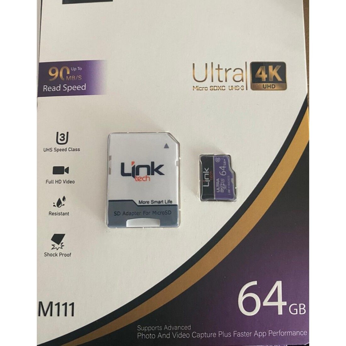 Linktech M111 64 Gb Microsd Hafıza Kartı - Görsel 1