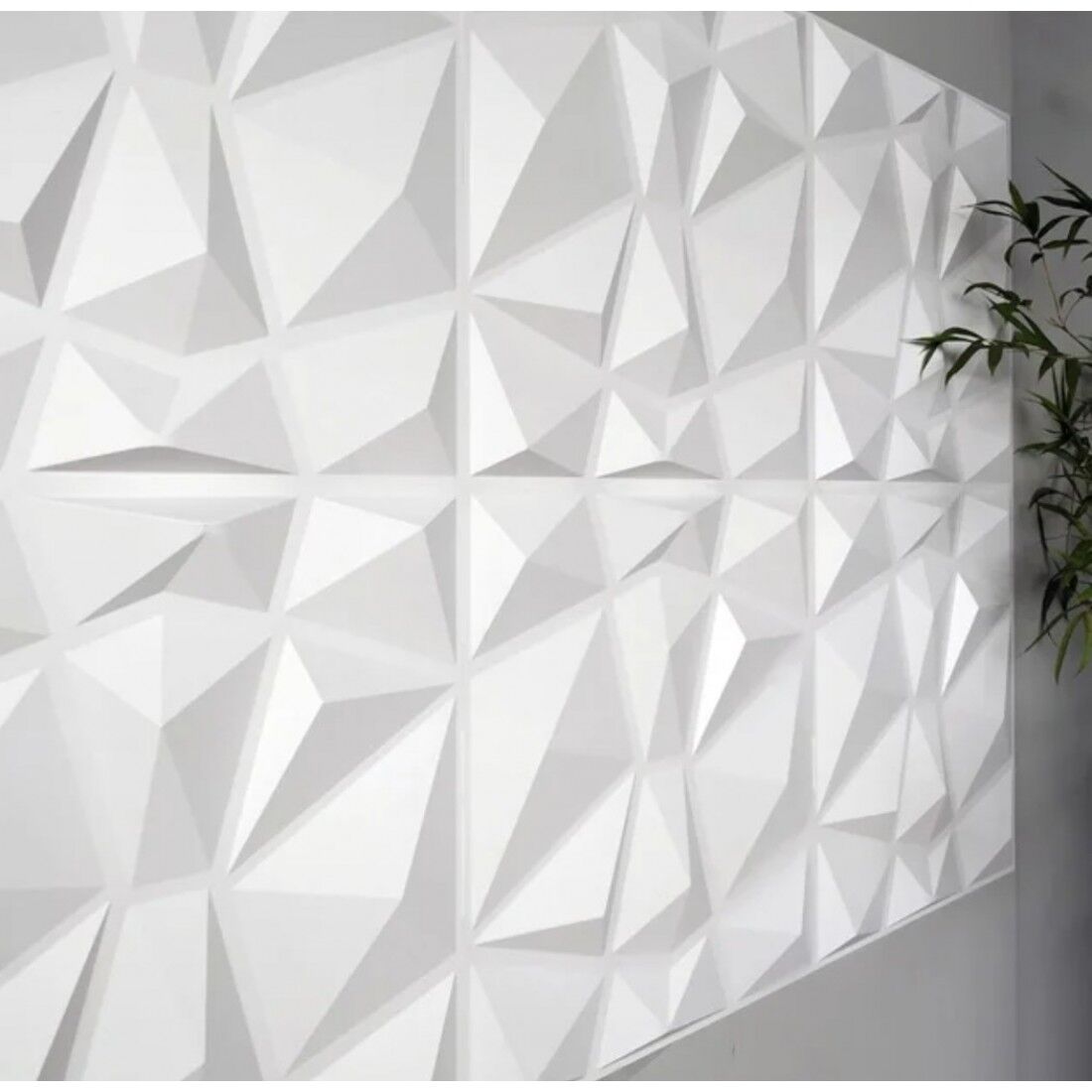 Diamond 3D Pvc Duvar Dekor Panel 30X30Cm (Her Pakette 12 Tane) (1Metrekare) - Görsel 1