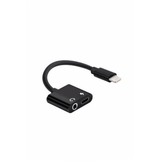 Çelik Uçlu Dual Lightning Şarj Ve Kulaklık Aparatı- Kktc