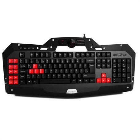 Everest Dlk-5110 Siyah Usb Makrolu Gaming Q Multimedia Oyuncu Klavye-Everest Kktc