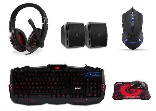 Everest Sgm-K77 Usb Oyuncu Klavye Ve Mouse Seti-Everest Kktc