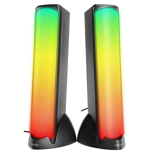Mikado Md-183 2.0 Bluetooth Siyah Rgb Aydınlatmalı Hoparlör-Mi̇kado Kktc
