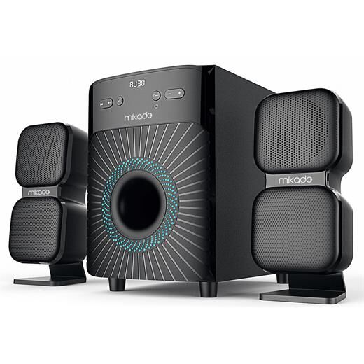 Mikado Md-360Bt 2+1 38W Bt/Aux/Usb/Fm/Led Ekran Multimedia Speaker-Mi̇kado Kktc
