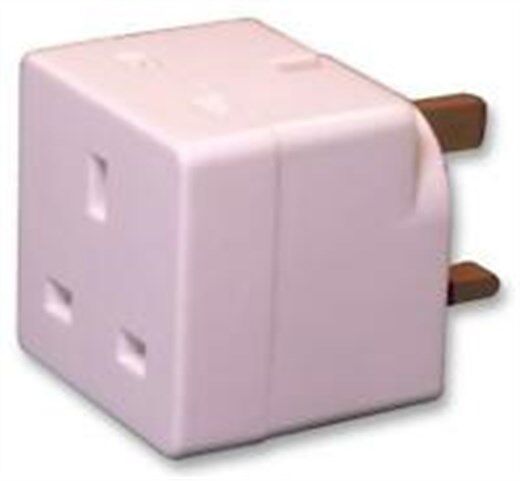 Omega 21111 C Shell 2 Way Unfused 2 Yol Uk Çoğaltici Adaptör - Pri̇z...-Omega Kktc