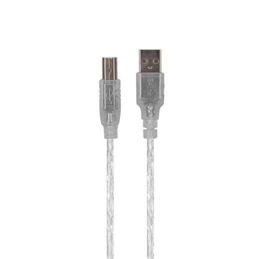 S-Link Sl-U2015 Usb2.0 1.5M Şeffaf Yazıcı Kablosu - Kablolari-S-Link Kktc