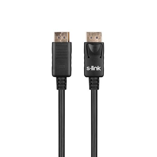 S-Link Slx-460 1.5M Display Port M/M Kablo - Görüntü Ve Ses Kabloları-S-Link Kktc