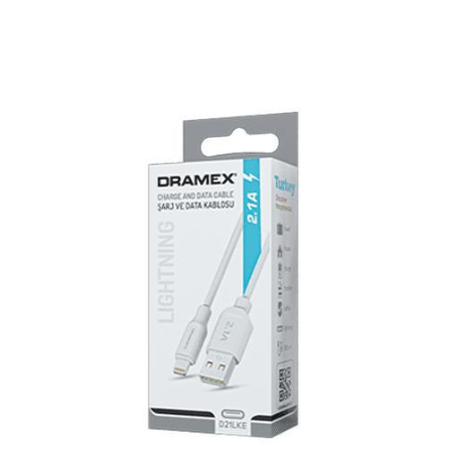 Syrox D21Lke 2.1A Lightning Kablo - Şarj Kabloları - Syrox-Syrox Kktc