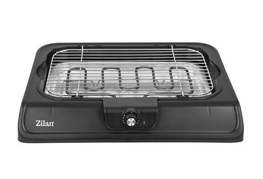Zi̇lan Zln3772 Elektri̇kli̇ Izgara Barbekü - Krep Maki̇nesi̇-Zi̇lan Kktc