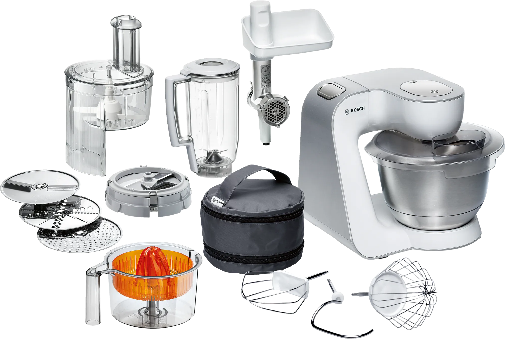Bosch Seri 4 Mutfak Makinesi Mum 5 900 W Beyaz