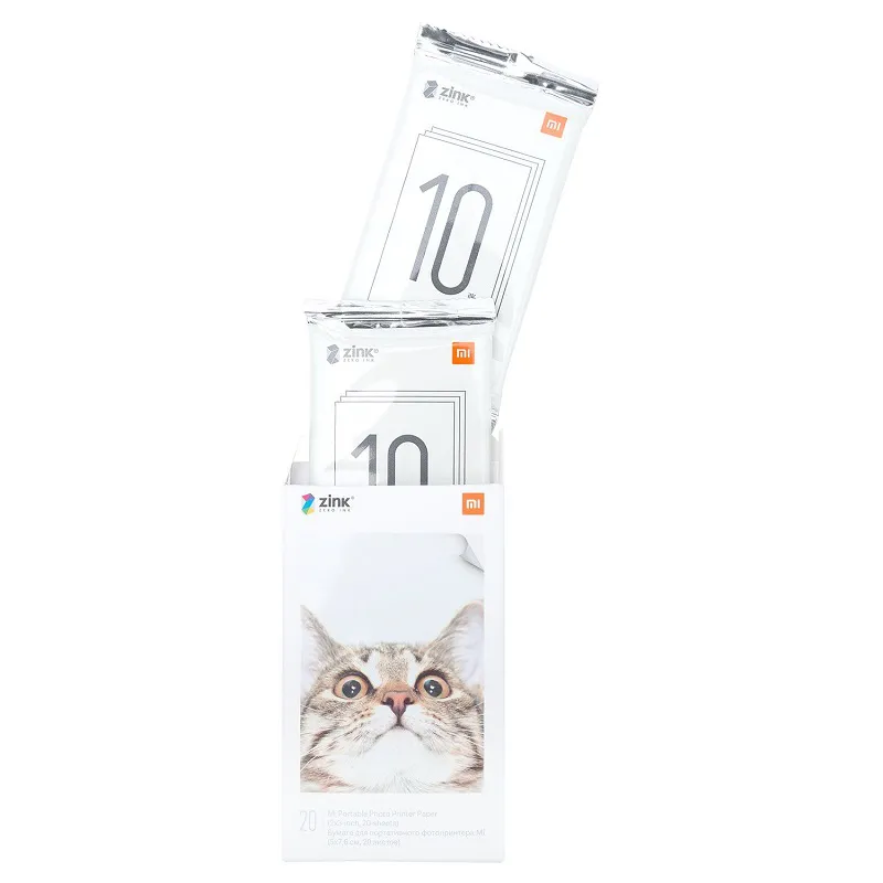 Mi Taşınabilir Fotoğraf Yazıcı Kağıdı 20 Yaprak-Mi Portable Photo Printer Paper 20 Sheets-Xiaomi-Kktc