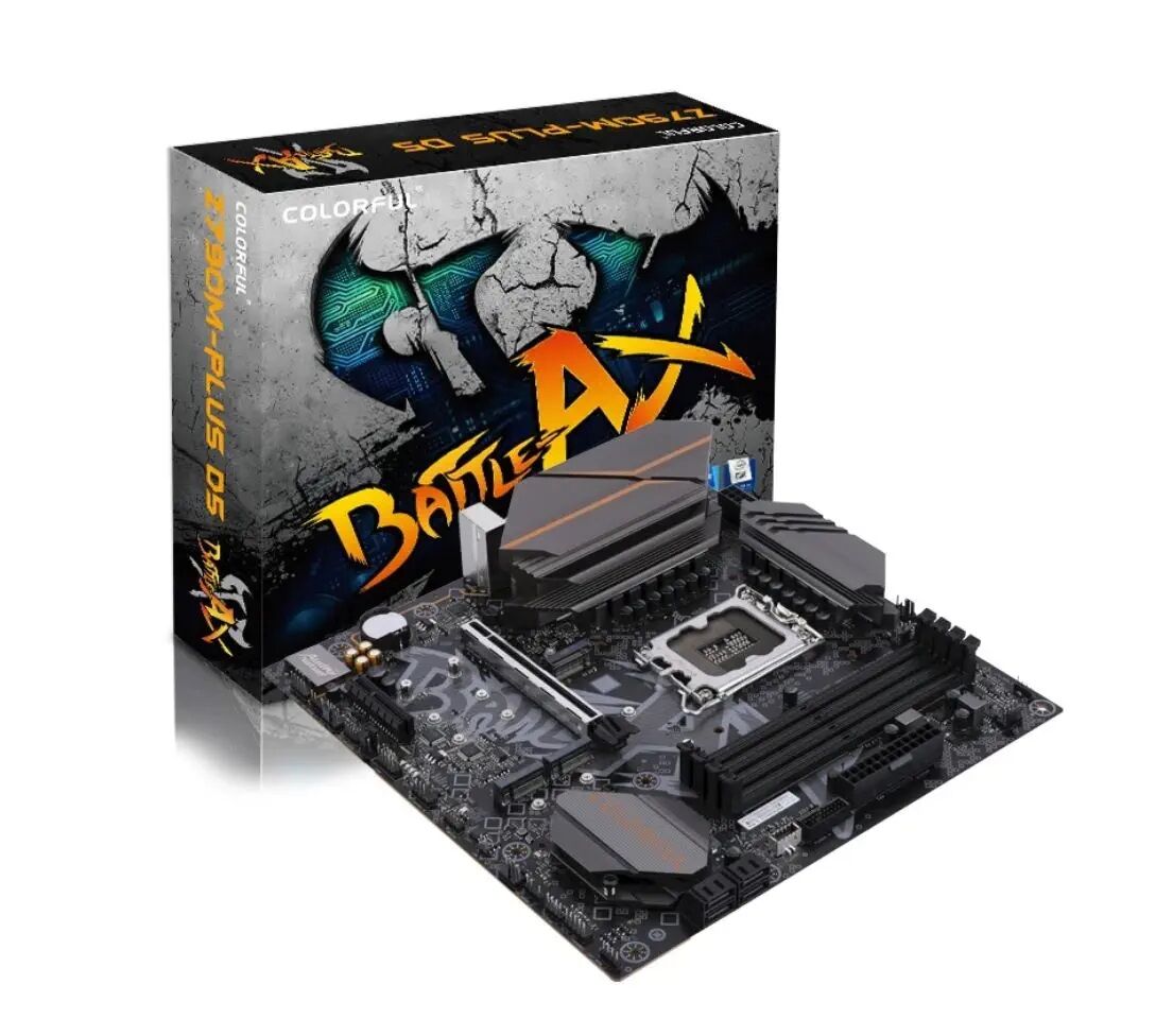 Anakart Colorful Battle-Ax Z790M Plus D5 V20 Ddr5 Atx 1700P Kktc