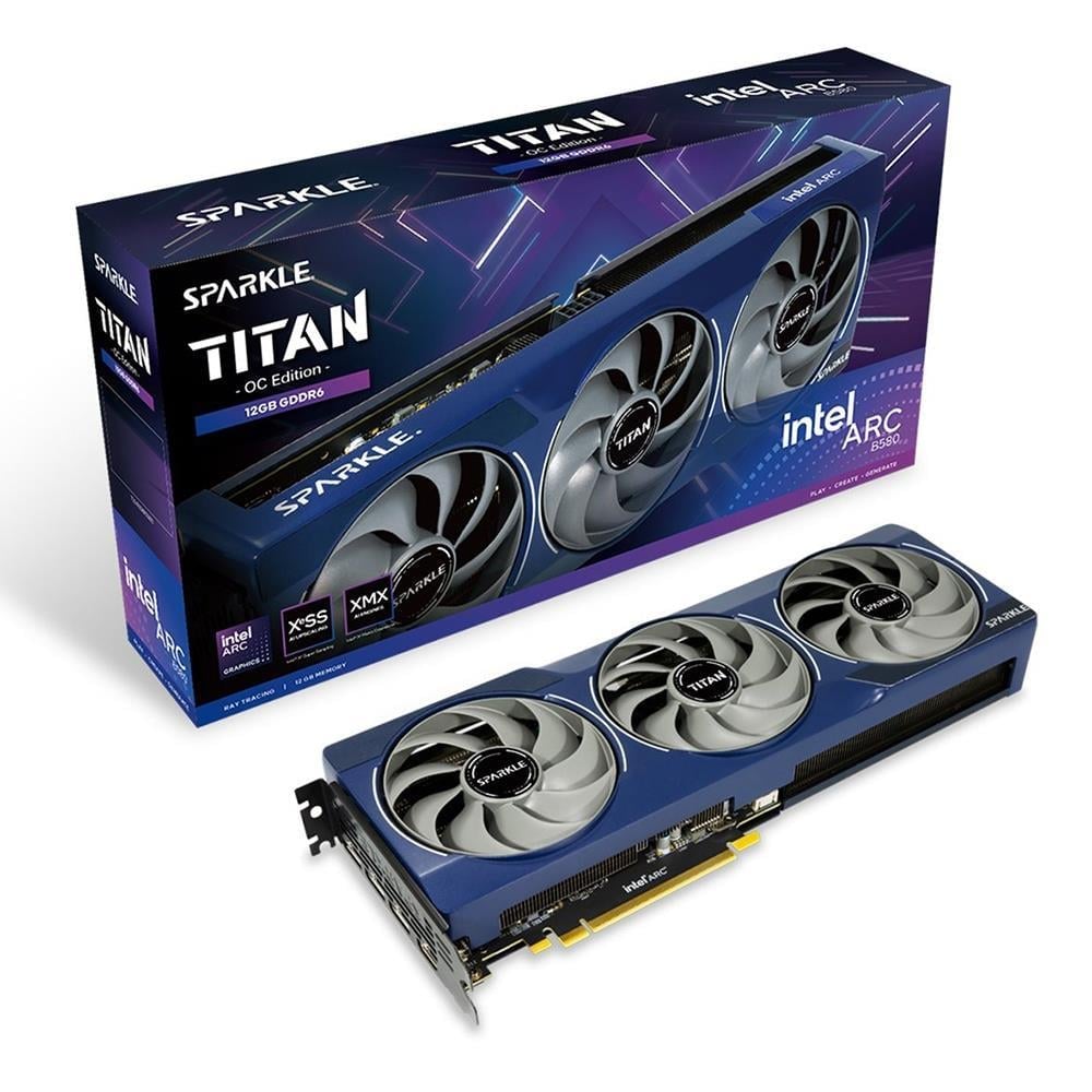Ekran Karti Sparkle Intel Arc B580 Titan Oc 12Gb 192Bit Kktc